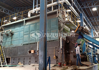  مشروع غلاية  الفحم قدرتها 15طن\ساعة SZL في صناعة الورق في تايلاند
