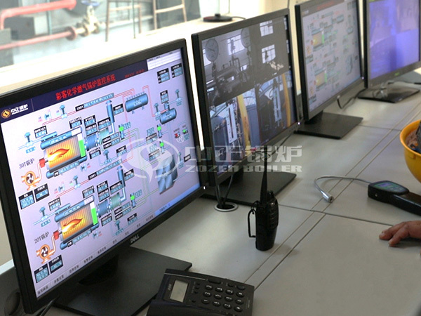 نظام التحكم لغلاية زوزان في المصنع لشركة كيمياء  تسيكا