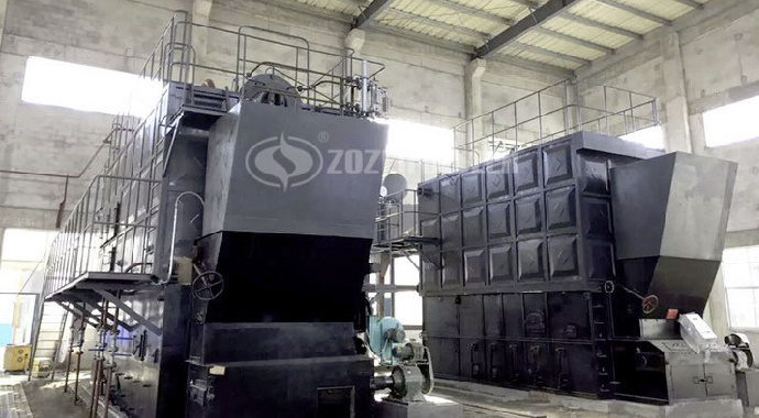 20 tph SZL biomass-fired water tube boiler project for oil refining industry