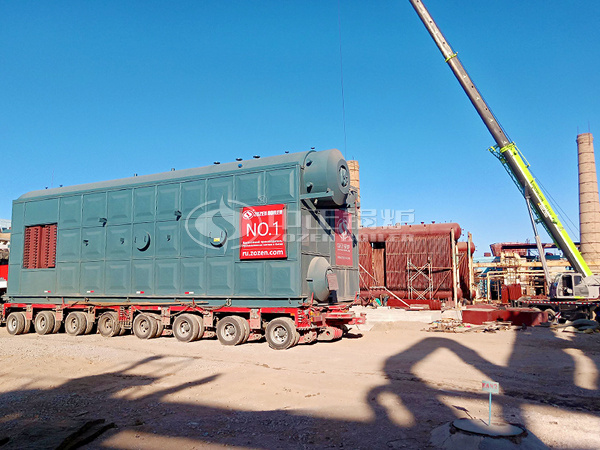 غلايات البخار 25 طن التي تعمل بالغاز من سلسلة SZS والتي وصلت إلى أوزبكستان