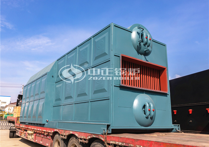 مشروع المراجل البخارية15 طن من سلسلة SZL في صناعه علف غواندونغ
