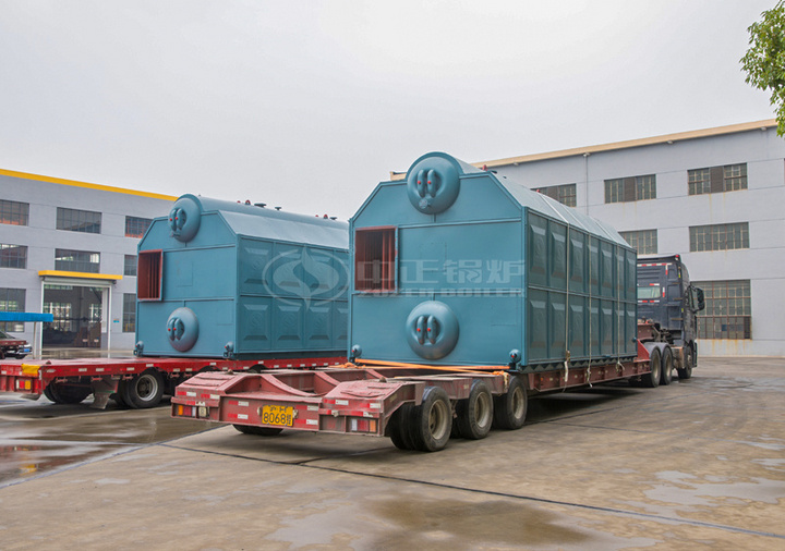 مشروع المراجل البخارية 10طن من سلسلة SZL في صناعة النسيج في فيتنام